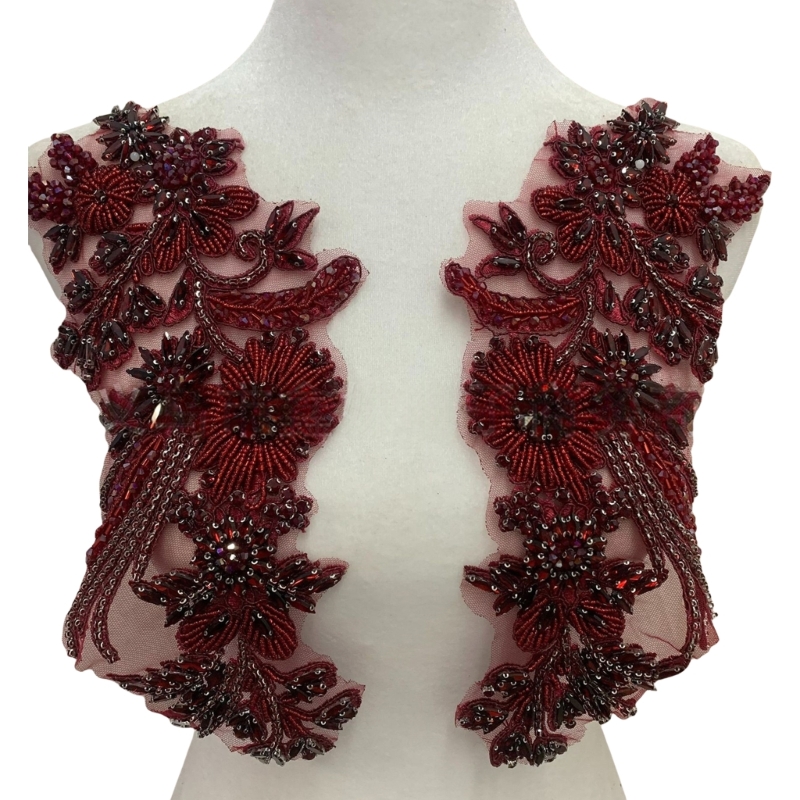 Applique Patch Flower - 49MC Hạt thêu lúa mì đính