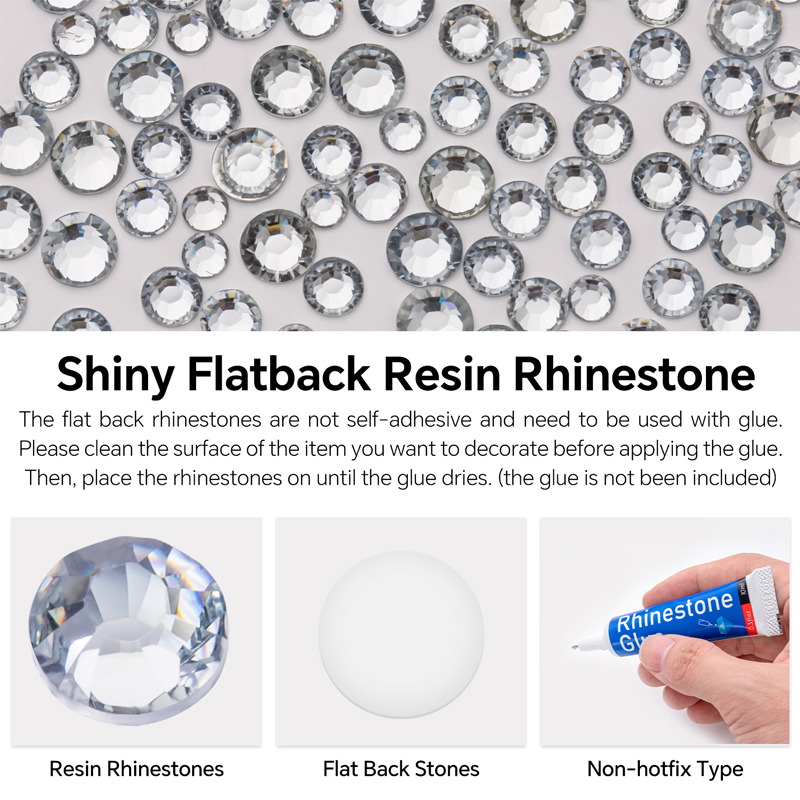 Clear 2-5mm Wholesale Package  - đánh giá và giá Hotfix Rhinestone Sheet