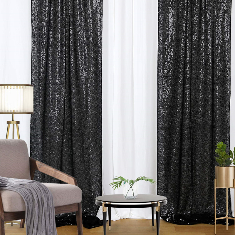 Gold/Silvery Sequin Backdrop C - đánh giá và giá Sequin Fabric Panel