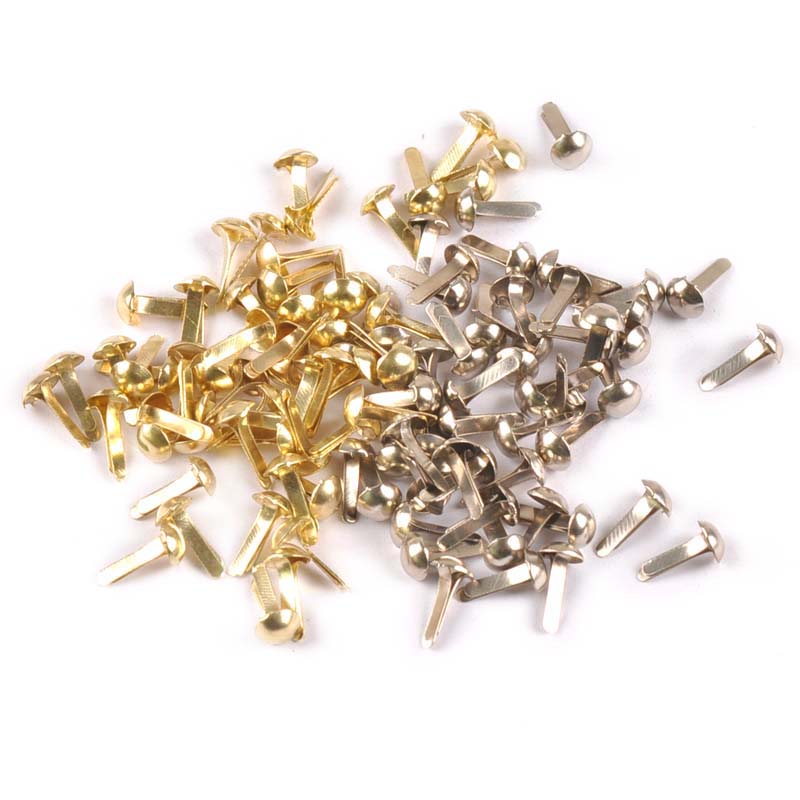 100 Chiếc Phối Bạc/Vàng Tròn B - đánh giá và giá Embellishments For Scrapbooking