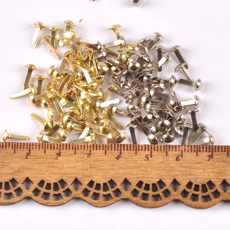 100 Chiếc Phối Bạc/Vàng Tròn B - đánh giá và giá Embellishments For Scrapbooking
