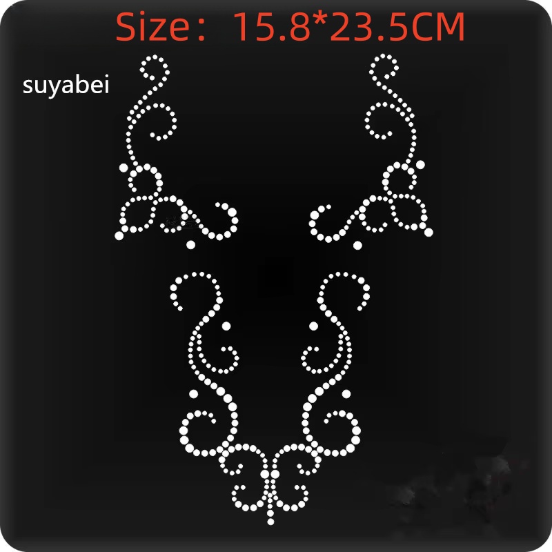 2pc/lot Iron-On Rhinestone Flo - đánh giá và giá Hotfix Rhinestone Sheet