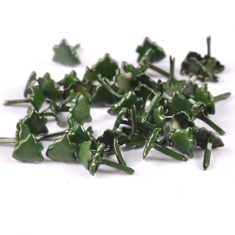 Mini Cây Giáng Sinh Brads Thêu - đánh giá và giá Embellishments For Scrapbooking