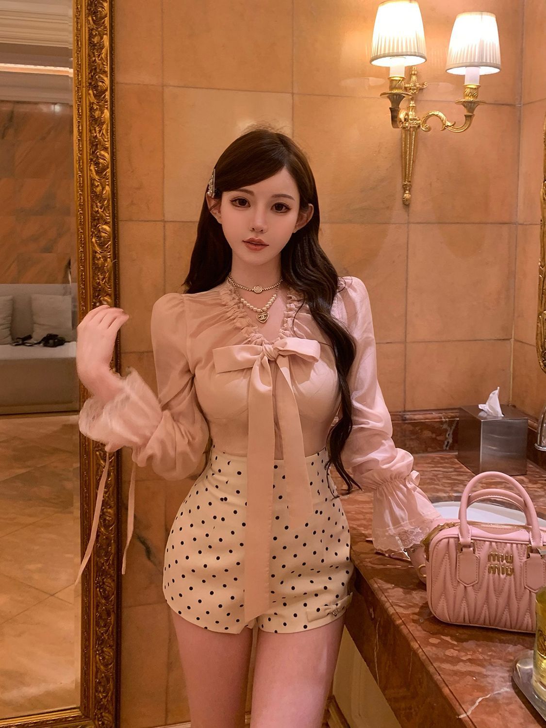 Coquette Sweet Korean Elegant  - đánh giá và giá Elastic Lace Trim