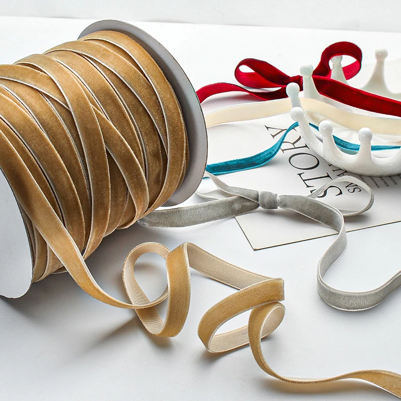 50Yards/roll Velvet Flocking R - đánh giá và giá Velvet Ribbon Roll