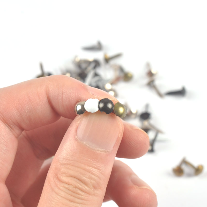 100pcs Mini Black White Metal  - đánh giá và giá Embellishments For Scrapbooking