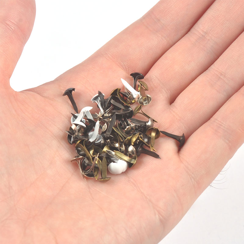 100pcs Mini Black White Metal  - đánh giá và giá Embellishments For Scrapbooking