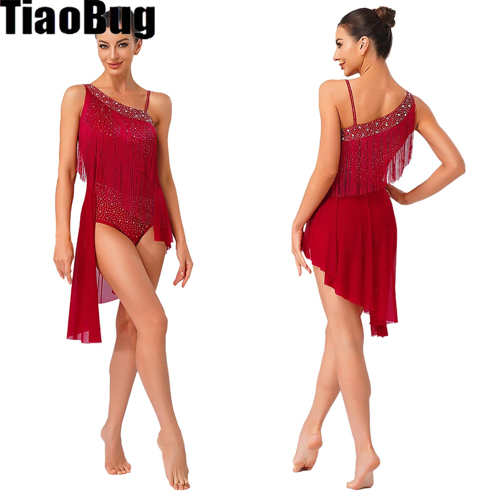 Women Tassel Latin Dance Leota - đánh giá và giá Rhinestone Banding Trim
