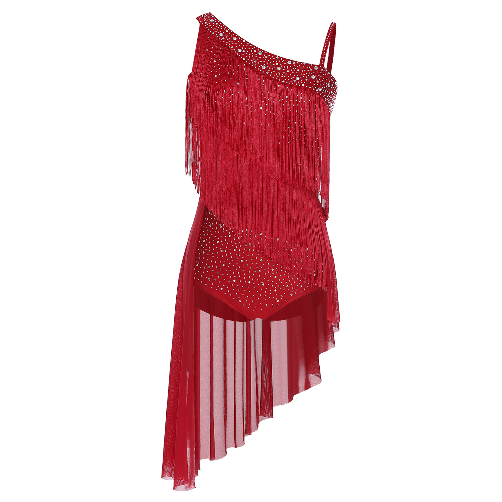 Women Tassel Latin Dance Leota - đánh giá và giá Rhinestone Banding Trim