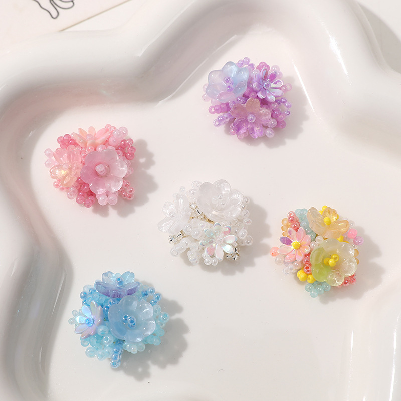 2pcs Crystal Flower Patches fo - đánh giá và giá Applique Patch Flower